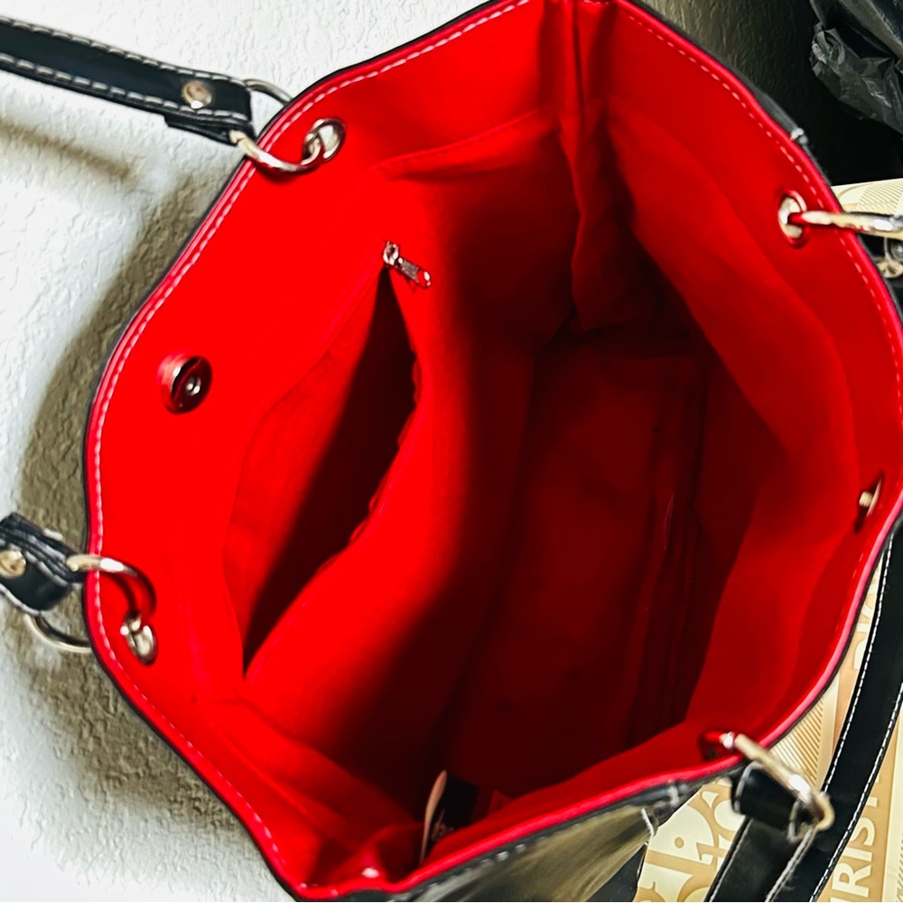 Disney Black Red & White Mickey Mouse Tote Bag – EUC 🖤❤️🤍 - Picture 8 of 10